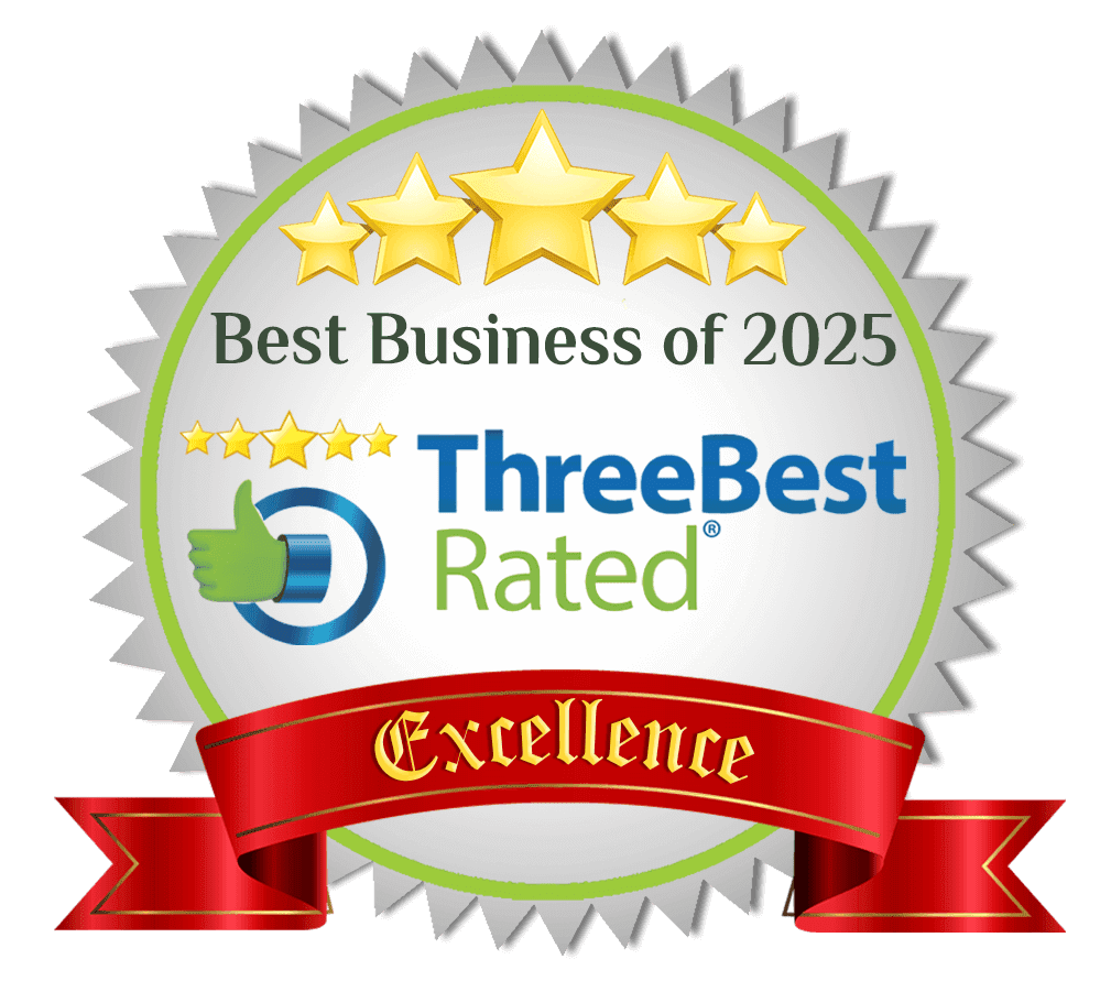 Three best rated badge for Transparent Marketing